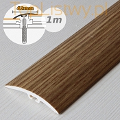Dylatacyjna listwa progowa MYCK 42mm PVC wiąz 5E dł:1m